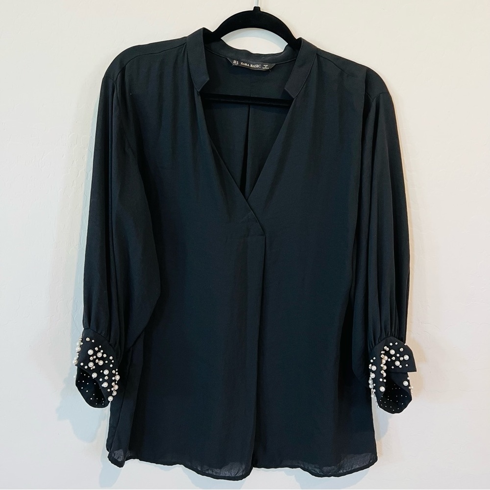 Zara beaded top